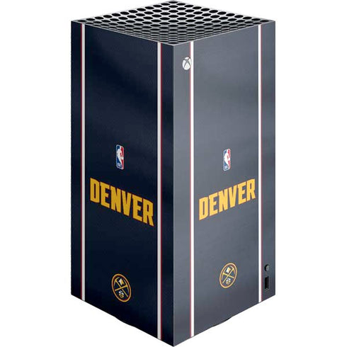 NBA Denver Nuggets Jersey XBox Series X Digital Edition Console Skin